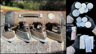 80 Year Old Electrolux Melt & Rubbish Tip Treasure Check - ASMR Metal Melting -BigStackD Pewter Pour