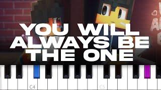 Loving Caliber  - You Will Always Be The One  (piano tutorial)