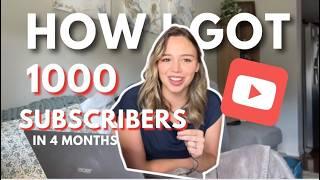 How to get 1000 Subscribers (With Analytics)