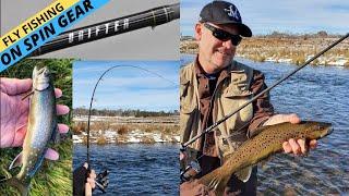 FLY FISH WITH SPIN GEAR — Millerods' Brilliant Drifter Rod Reviewed