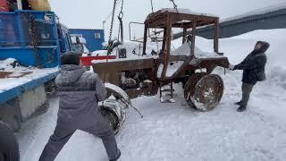 Прометей принес огонь! Что осталось от сгоревшего трактора Беларус 82.1 ?