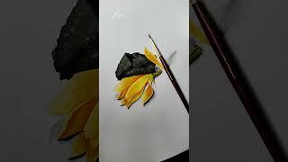 Realistic drawing| Kajal Art & Craft #3dart #trending #shortvideo #shorts#acrylicpainting#painting