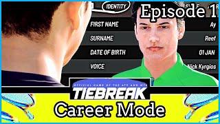 Tiebreak Tennis Career Mode Ep. 1 - Player Creation and 1st Match