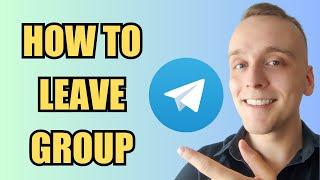 How To Leave a Group | Telegram