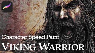 Digital Speed Paint - Viking Warrior (Procreate)