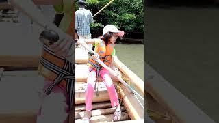 Bamboo Rafting | Jaanvi's Cutie World | Wayanad | Kuruva Island