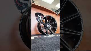 @xf_offroad XF-220 Gloss Black Milled in stock #2024 #custom #rims #customwheels #customwheelsusa