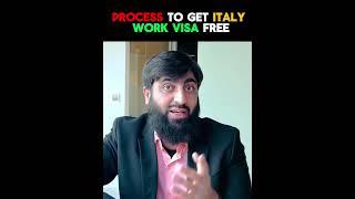 How to apply Italy Work Visa Free #italyvisa