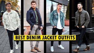 Best Denim Jacket Outfit Ideas For Men 2025 | Denim Jacket For Men | Winter Fashion For Men 2025