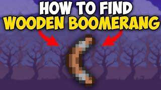 How to Get Wooden Boomerang in Terraria 1.4.4.9 | Wooden Boomerang Seed 1.4.4.9