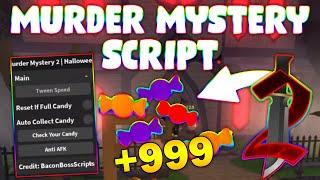 *NEW* Murder Mystery 2 Halloween Script (PASTEBIN 2024) (RESET IF FULL CANDY , AUTO COLLECT CANDY )