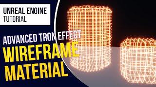 UE4 Wireframe Effect  l Unreal Engine 4.26 (Tutorial)