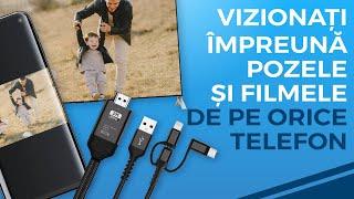 Cum redai continutul de pe un telefon Android / iOS pe TV la rezolutie Full HD?