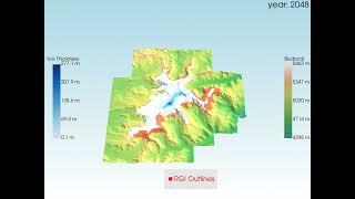 Quelccaya Glacier - OGGM ssp126