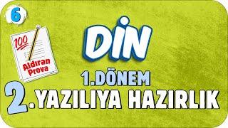 6.Sınıf Din 1.Dönem 2.Yazılıya Hazırlık  #2023