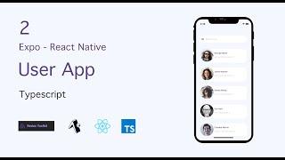 User List Design | Flatlist | React Native - Expo app | #2