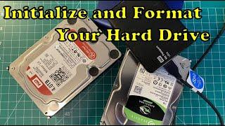 How to Initialize and Format a Hard Drive (HDD or SSD)