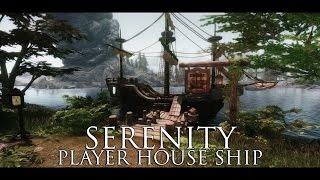 TES V - Skyrim Mods: Serenity - Player House Ship