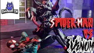 Spider-Man Stop Motion- Spiderman vs Venom [Miles Morales Stop Motion] (SpiderVerse Prelude)