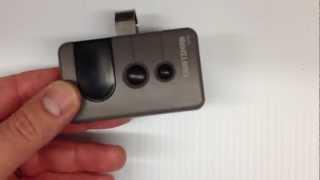 How to Program A Garage Door Remote & Change the Battery  Craftsman 315