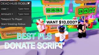 FREE ROBUX Pls Donate Robux Stealer Script Working All Executor Working New Update Pastebin 2025