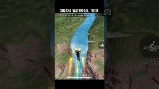 Solara Map Waterfall Trick  Free Fire BR Rank Hidden Places #srikantaff