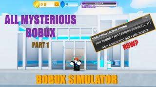 ALL MYSTERIOUS BOBUX PART 1 | BOBUX SIMULATOR [VER. 0.6.0]