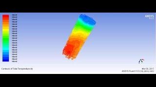 Heat conduction in solid Cylinder | Fluent ANSYS tutorial