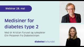 Webinar om medisiner for diabetes type 2, sendt 28.05.2024