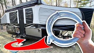 Goshen Cable Install Pop Up Camper | Rockwood 2280BHESP