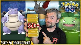 Over 50 Shiny Charizard, Blastoise, & Venusaur researches complete! (Pokémon GO)