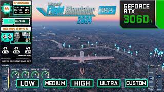 Microsoft Flight Simulator 2024 - RTX 3060 Ti: All Settings Tested at 1080p & 1440p