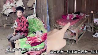 小陈的老挝媳妇  看下大伯的儿子和房子 家徒四壁 准备送台冰箱