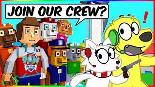 JOINING PAW PATROL! Roblox KITTY CHAPTER 12 (ft. Snowi Fox)