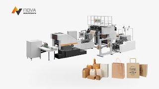 Fully Automatic Paper Bag Making Machine-Nova Machinery