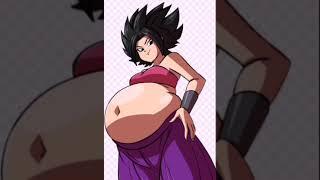 Belly stuffing and inflation dragon ball ladies