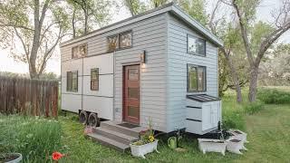 White Comfortable Tiny House by MitchCraft Tiny Homes