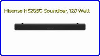 BEWERTUNG (2024): Hisense HS205G Soundbar, 120 Watt. WESENTLICHE Einzelheiten