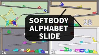 Softbody Alphabet Slide Compilation | A to Z | Softbody Simulation | YOU28