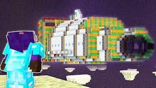 EU CONSTRUI UMA NAVE ESPACIAL QUE VOA NO MINECRAFT