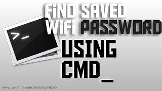 how to find #wifi password using cmd in windows 7