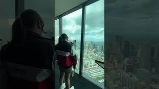 Seeing the Melbourne CBD from the top. #travel #fatherdaughter  #bonding #vacation #excited #fyp