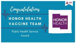 Public Health Service Award - 2021 Arizona Medical Association Health Care Awards