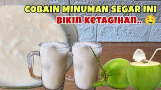 RESEP ES KELAPA MUDA SUSU - BISA BUAT IDE USAHA MINUMAN