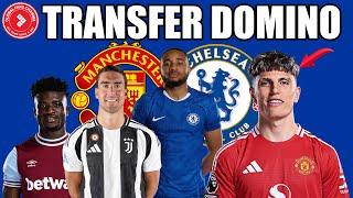 Garnacho & Nkunku Swap Deal, Chelsea, Man United | Vlahovic, Kudus Transfer News