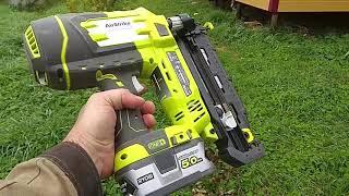 Обзор аккумуляторного нейлера (гвоздезабивателя) Ryobi R18N16G