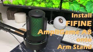 [Tutorial] of Installing FIFINE AmpliGame A8 onto An Arm Stand @LuckyStrikeTech