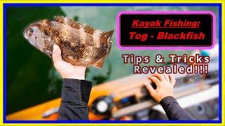 Tog Fishing by Kayak in New Jersey + Tips and Tricks on How to catch Tautog / Blackfish!
