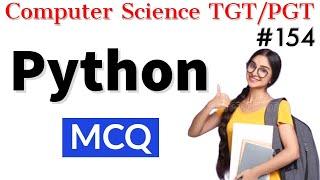 Python MCQ | TGT/PGT Computer Science study material | HPSC/KVS Computer Science