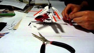 Syma S107G tail rotor protector made with 2 clips